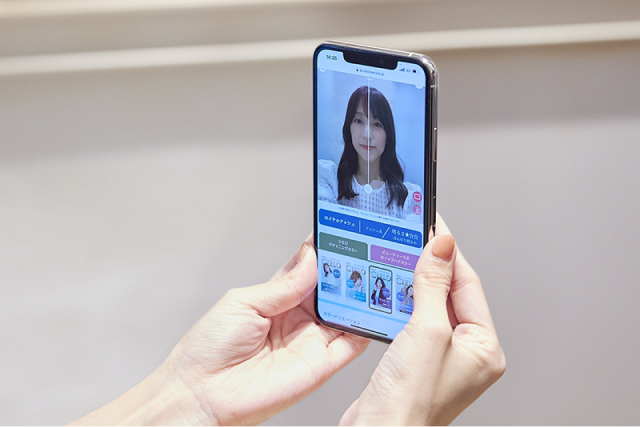 髪色シュミレーションの使い方4