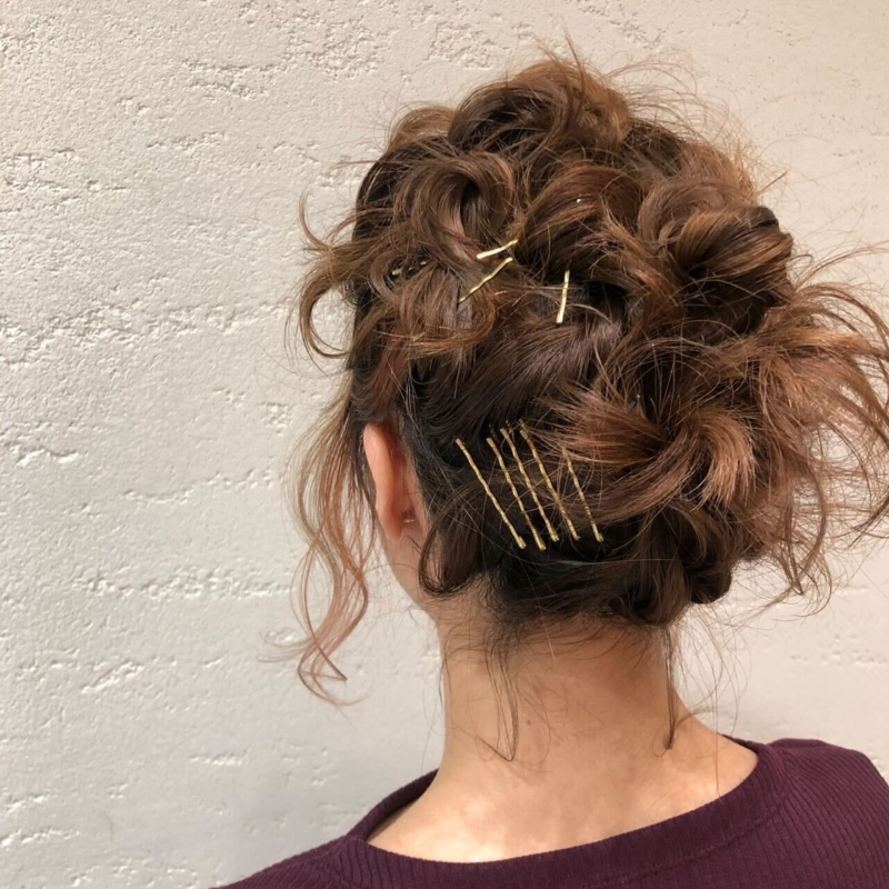 ヘアアクセアレンジ